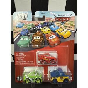 New Pixar Cars Disney Mini Racers McQueen Brick Yardley Dexter Hoover